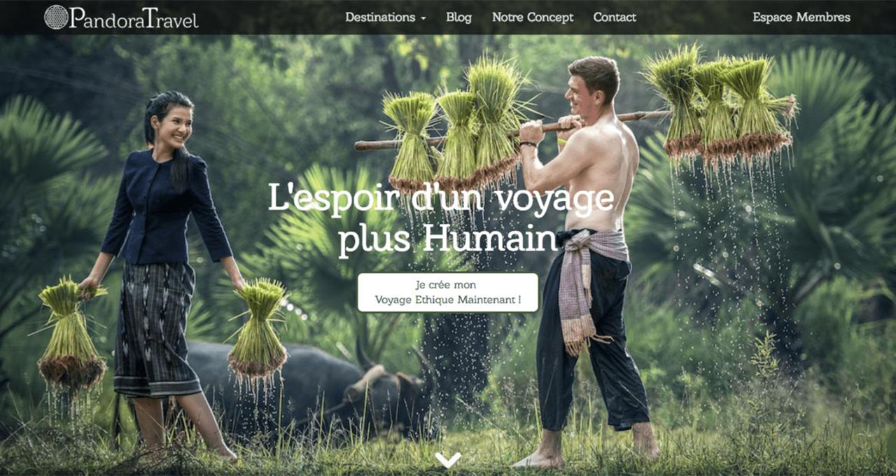 PandoraTravel : Responsive + Dynamique